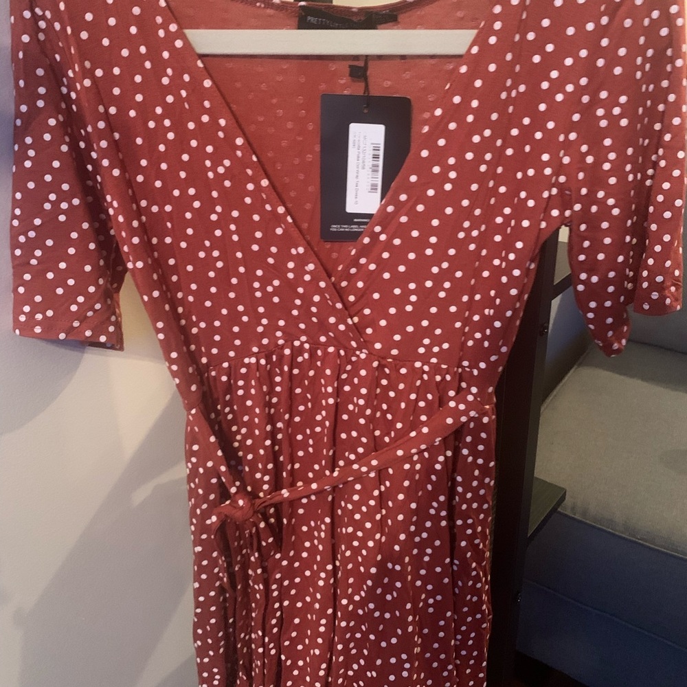PLT Polka Dot wrap dress